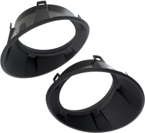 Front Fog Light Molding Pair/Set for Chevrolet Camaro 2010-2013, Right (Passenger) and Left (Driver), Paint to Match, Replacement