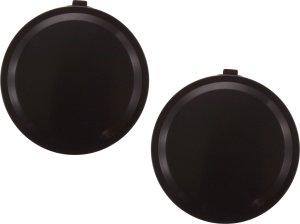 Fog Light Cover for Chevrolet Tahoe/Yukon 2007-2014, Right (Passenger) and Left (Driver), Black, Replacement Set