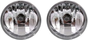 Front Fog Light Assembly for 2010-2012 Chevrolet Camaro Convertible/Coupe, Right (Passenger) and Left (Driver), with RS Package, Replacement Set