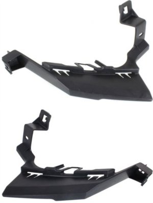 Headlight Bracket Pair/Set for 2010-2016 Cadillac SRX, Right (Passenger) and Left (Driver), Lower, Replacement