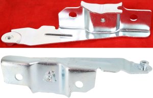 Hood Hinge Pair/Set for 2008-2012 Chevrolet Malibu, Right (Passenger) and Left (Driver) Body Side, Replacement