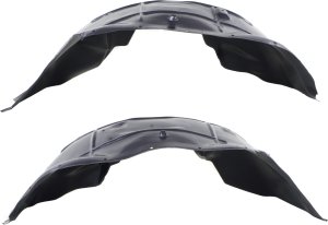 Front Fender Liner Pair/Set for Chevrolet Suburban/Tahoe (2015-2020), Right (Passenger) and Left (Driver), without Off-Road Package, Replacement