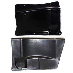 Engine Splash Shield Under Cover Pair/Set for Chrysler Sebring, 2007-2010, Right (Passenger) and Left (Driver) Side Replacement
