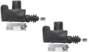 Door Lock Actuator Pair/Set for 1976-1991 Cadillac Toronado, 1985-2005 Safari with Right (Passenger) and Left (Driver) Sides, Including Brackets, Replacement