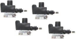 Door Lock Actuator Pair/Set of 4 for Cadillac Century 1977-1989 / Astro 1985-2005, Front and Rear, Right (Passenger) and Left (Driver) with Bracket, Replacement