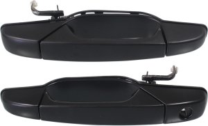 Exterior Door Handle Pair/Set for Chevrolet Silverado/Sierra 2007-2014, Front, Right (Passenger) and Left (Driver), Primed (Ready to Paint) Replacement