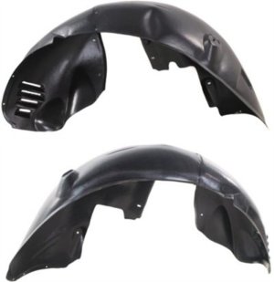 Rear Fender Liner Pair/Set for Chrysler 300 2005-2010, Right (Passenger) and Left (Driver) Sides, Replacement