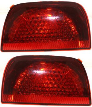 Tail Light Assembly Pair/Set for 2010-2013 Chevrolet Camaro, Right (Passenger) and Left (Driver), Inner, with RS Package, Replacement