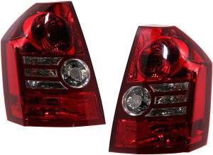 Tail Light Assembly for Chrysler 300 2008-2010, Right (Passenger) and Left (Driver), Suitable for 2.7L/3.5L Engine, Replacement Pair/Set