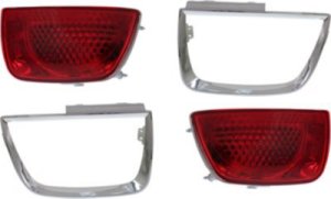 Tail Light Assembly Pair/Set for 2010-2013 Chevrolet Camaro, Right (Passenger) and Left (Driver), Outer, without RS Package, Convertible/Coupe Replacement