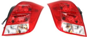 Tail Light Assembly for Chevrolet TRAX 2013-2022, Right (Passenger) and Left (Driver), Halogen, LS/LTZ Models, Replacement Pair/Set