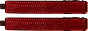 Rear Bumper Reflector Light Pair/Set for Cadillac CTS (2008-2014) and Acadia (2013-2022), Right (Passenger) and Left (Driver) Side Replacement
