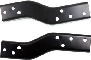 Rear Bumper Bracket Pair/Set for Chevrolet S10 Pickup 1994-1997, Right (Passenger) and Left (Driver), Fleetside, Outer, Replacement