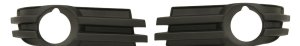 Front Fog Light Molding Pair/Set for 2008-2010 Dodge Grand Caravan, Right (Passenger) and Left (Driver), Paint to Match, Replacement