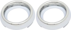 Front Fog Light Molding Pair/Set for Dodge Durango 2014-2020, Chrome Inner Trim, Right (Passenger) and Left (Driver), Excludes SRT/Pursuit Models, Replacement