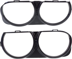 Headlight Bezel Right (Passenger) and Left (Driver) for 2015-2023 Challenger (Excludes Widebody Models), Replacement Pair/Set by Dodge