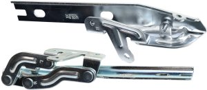Hood Hinge Pair/Set for Dodge Journey 2009-2020, Right (Passenger) and Left (Driver) Replacement Parts 