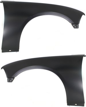 Front Fender for Dodge Charger 2011-2014, Right (Passenger) and Left (Driver), Primed (Ready to Paint), Steel, Replacement Pair/Set