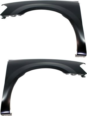 Front Fender Pair/Set for 2011-2014 Dodge Avenger, Right (Passenger) and Left (Driver), Primed (Ready to Paint) - Replacement