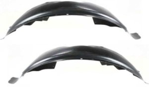 Front Fender Liner Pair/Set for 2007-2011 Dodge Nitro, Includes Right (Passenger) and Left (Driver) Liners, Replacement