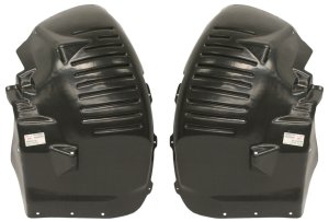 Front Fender Liner Pair/Set for Dodge Viper 2003-2010, Right (Passenger) and Left (Driver), Rear Section, Replacement
