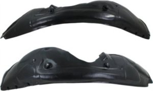 Front Fender Liner for Dodge Charger 2011-2014 Right (Passenger) and Left (Driver), Polyethylene, Vacuum Form Pair/Set, Replacement
