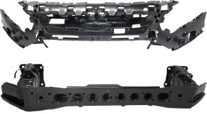 Front Bumper Reinforcement Set of 2 for Ford Transit Connect Van/Wagon 2014-2018, Includes Upper Reinforcement, Replacement Set
