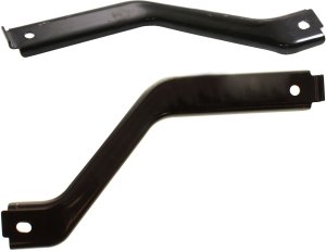 Front Bumper Bracket Pair/Set for Ford F-150 2009-2014, Right (Passenger) and Left (Driver), Inner Mounting, Steel Replacement