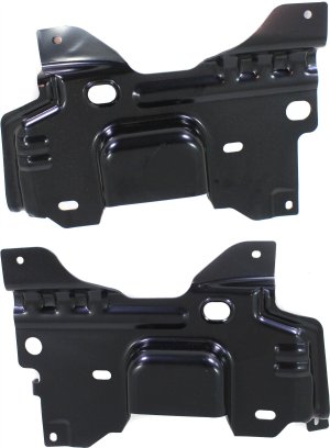 Front Bumper Bracket Mounting Plate for Ford F-Series 2009-2014, Right (Passenger) and Left (Driver) Side Replacement Pair/Set