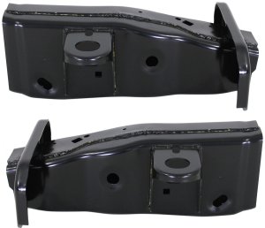 Pair/Set - Front Bumper Bracket Right (Passenger) and Left (Driver) for Ford F-150 2009-2014, Frame Rail Repair Set, Replacement