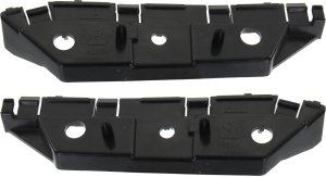 Front Bumper Bracket Pair/Set for Ford Fusion 2013-2016, Right (Passenger) and Left (Driver) Side Pad, Plastic Replacement