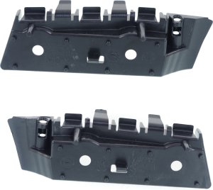 Front Bumper Bracket Pair/Set for Ford Mustang 2015-2017, Right (Passenger) and Left (Driver) Side Cover, Suitable for Convertible/Coupe, Excluding Shelby GT350 Models, Replacement