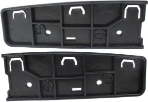 Front Bumper Bracket Pair/Set for Ford Transit Van 2015-2021, Right (Passenger) and Left (Driver), Upper Cover, Plastic, Suitable for Cab & Chassis 2022-2022, Replacement