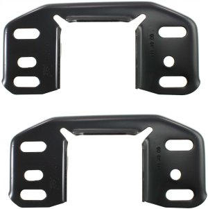 Front Bumper Bracket Pair/Set for Ford Expedition 2007-2017 and Navigator 2007-2014, Right (Passenger) and Left (Driver), Replacement