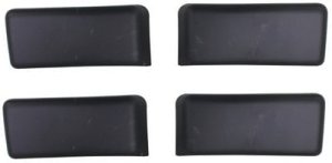Front Bumper Molding Pair/Set for Ford F-150 2009-2014, Right (Passenger) and Left (Driver) Sides, Textured, Replacement