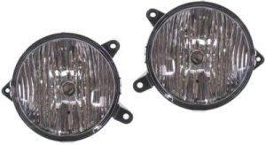 Front Fog Light Assembly for Ford Mustang GT Model 2010-2012, Right (Passenger) and Left (Driver), Replacement Pair/Set
