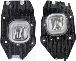 Front Fog Light Assembly for Ford F-Series Super Duty 2011-2016, Right (Passenger) and Left (Driver) Replacement Pair/Set Models: for F-250, F-350, F-450, F-550.