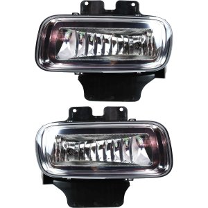 Front Fog Light Assembly Pair/Set for Ford F-150 2004-2006, Right (Passenger) and Left (Driver) with Bracket, Fit up to 8-8-2005, Replacement