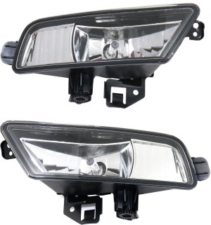 Front Fog Light Assembly for 2015-2016 Honda CR-V, Halogen, Right (Passenger) and Left (Driver), Replacement Pair/Set