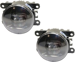 Front LED Fog Light Assembly Pair/Set for 2015-2017 Ford Mustang Convertible/Coupe, Right (Passenger) and Left (Driver), Replacement