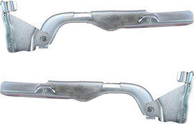 Hood Hinge Pair/Set for 2004-2008 Ford F-150, 2006-2008 Mark LT, New Body Style Right (Passenger) and Left (Driver) Replacement