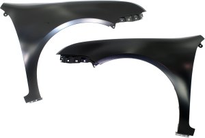 Pair/Set - Front Fender Pair/Set for 2010-2011 Milan, 2010-2012 Fusion, Right (Passenger) and Left (Driver), Primed (Ready to Paint), Replacement