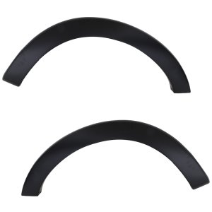 Front Wheel Opening Molding Pair/Set for 2006-2010 Ford Explorer, Right (Passenger) and Left (Driver) Rear Section, Primed (Ready to Paint) Replacement