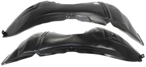 Front Fender Liner Pair/Set for Ford Focus 2000-2007, Right (Passenger) and Left (Driver) Sides, with 16-inch Wheels, Replacement