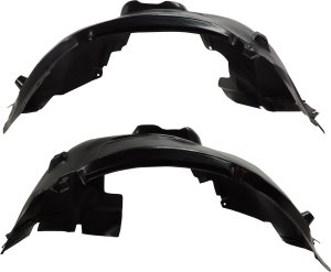 Front Fender Liner Pair/Set for 2012-2018 Ford Focus S/SE Models, Right (Passenger) and Left (Driver) Sides, Replacement