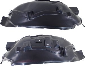 Front Fender Liner Pair/Set for Ford F-150 2015-2020, Right (Passenger) and Left (Driver), Compatible with 3.5L/5.0L Non-Turbo Engines, Replacement
