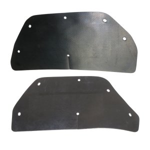 Engine Splash Shield Pair/Set for Ford Crown Victoria 2003-2011, Right (Passenger) and Left (Driver) Under Cover Replacement