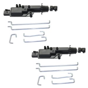 Front Door Lock Actuator Pair/Set for Ford E-150 Econoline 1992-2002, E-350 Super Duty 1999-2000, Right (Passenger) and Left (Driver) Replacement