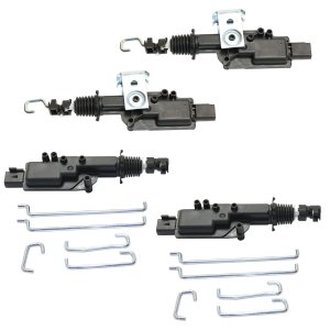 Front and Rear Door Lock Actuator Pair/Set for Ford Crown Victoria (1995-2003), Taurus (1989-1995), Right (Passenger) and Left (Driver) Pair/Set of 4 Replacement