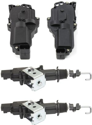 Front and Rear Door Lock Actuator Pair/Set for Ford Freestar 2004-2005, Windstar 1998-2003, Right (Passenger) and Left (Driver) Replacement